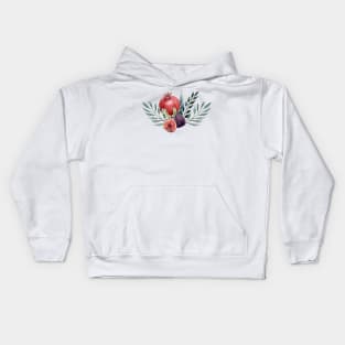Autumn Floral and Fruit Kids Hoodie